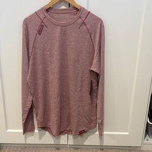 Legends Men’s Long Sleeve Large Red/Maroon Athletic Tee